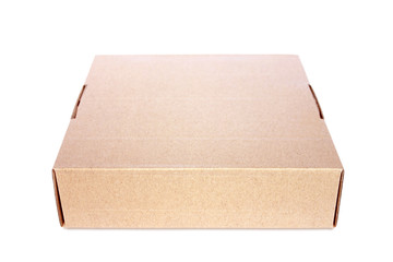 Brown Paper Box isolated