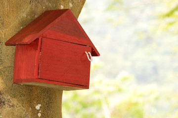 Red mailbox