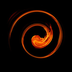 twirl motion of fire flame abstract backgroundd