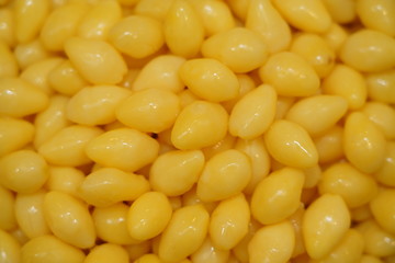 background of boiled ginkgo fruit in syrup