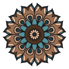 Vector mandala, Floral mandala. Oriental mandala. Vintage decorative elements. Vector illustration. It is super vector illustration.
