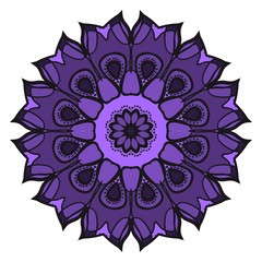 Vector mandala, Floral mandala. Oriental mandala. Vintage decorative elements. Vector illustration. It is super vector illustration.