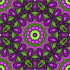 Multicolor geometric fantasy seamless vector illustration. For fashion Design Templates, Wallpaper