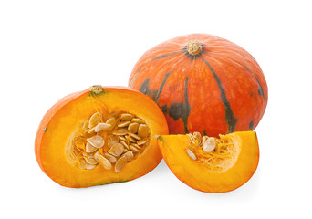 Pumpkin isolated on a white background