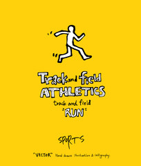 스포츠 포스터 / 손으로 그린 스포츠 그림