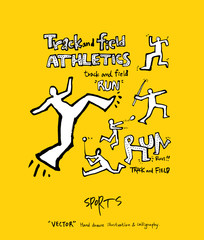 스포츠 포스터 / 손으로 그린 스포츠 그림