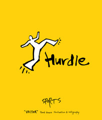 스포츠 포스터 / 손으로 그린 스포츠 그림