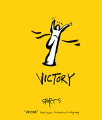 스포츠 포스터 / 손으로 그린 스포츠 그림