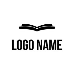 Book logo vector icon illustration
