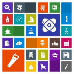 Modern, simple, colorful vector icon set with bottle, equipment, drink, dessert, coffee, universe, space, cute, van, fluffy, toy, sound, construction, cosmos, clothes, clothing, female, ice, bar icons