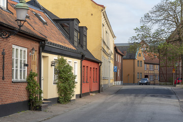 Fototapeta na wymiar Street in Ystad in Sweden