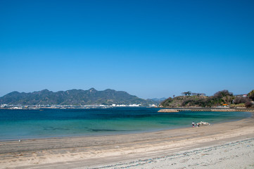 瀬戸内海に浮かぶ江田島
