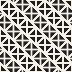 Vector seamless pattern. Modern stylish abstract texture. Repeating geometric tiles..