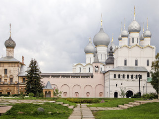 Fototapeta na wymiar Kremlin of Rostov, old Russian town