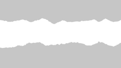 Gray ripped paper