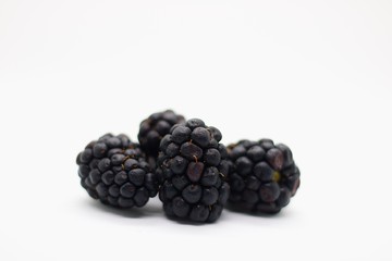 Isolated blackberies