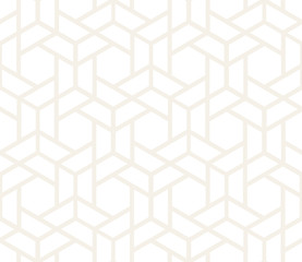Vector seamless subtle pattern. Modern stylish abstract texture. Repeating geometric tiles