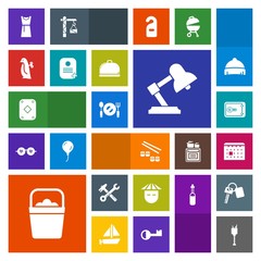 Modern, simple, colorful vector icon set with game, salmon, people, timetable, object, japan, plate, female, bank, wine, tool, fork, sushi, lamp, poker, seafood, wrench, bucket, play, asian, day icons