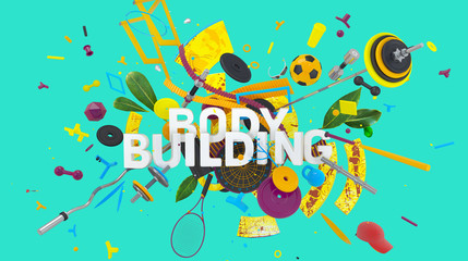Body Building concept