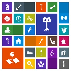 Modern, simple, colorful vector icon set with location, drink, privacy, contact, weight, grain, cappuccino, wine, cafe, water, orchestra, work, kilogram, motel, construction, restaurant, musical icons