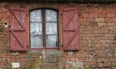 le village de Collonges la rouge en Corrèze
