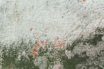 Wall fragment with scratches and cracks