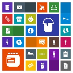 Modern, simple, colorful vector icon set with map, sad, sofa, voice, alcohol, certificate, microphone, interior, belt, color, ice, bar, record, home, chocolate, road, sound, room, jar, food, dna icons