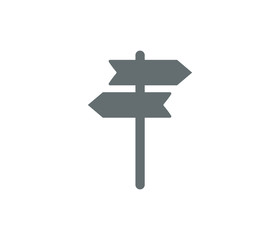 Two way direction icon