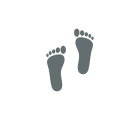 Naklejka na ściany i meble footprint icon