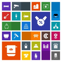 Modern, simple, colorful vector icon set with , heater, food, flame, boiler, flower, soft, building, percent, castle, bow, elegance, armchair, wax, fire, fashion, home, decoration, cotton, sign icons