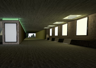 Webetafeln, Unterfuehrung, 3D