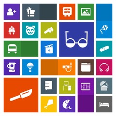 Modern, simple, colorful vector icon set with mask, summer, paper, sign, medical, dinner, eyeglasses, play, book, desk, rocket, ball, eye, work, sound, transport, account, craft, space, page icons