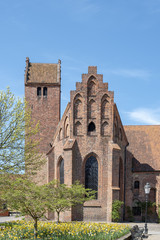 Fototapeta na wymiar Greyfriars Abbey in Ystad Sweden
