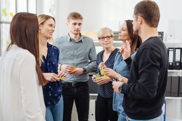 Group of business people in a meeting or briefing