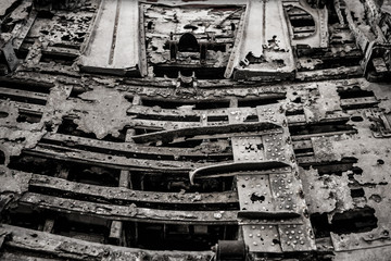 Old plane wreckage