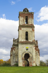 Fototapeta na wymiar Abandoned Orthodox Church