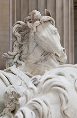 Obraz premium School of sculptors, restoration of sculptures, workshop repair depot