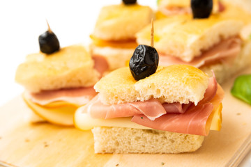 Panini al prosciutto e formaggio 