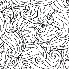 Seamless Pattern for coloring book.