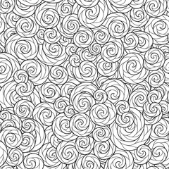 Seamless Pattern for coloring book.
