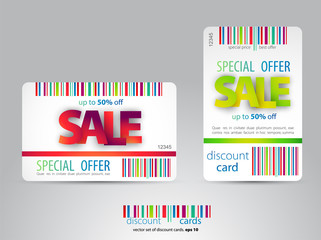Sale card template design for your business.