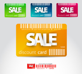 Sale card template design for your business.