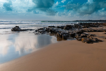 view of beach and coast