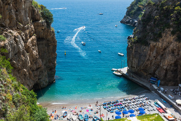 Marina di Praia in world famous Amalfi coast