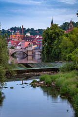 Altstadt von Schwäbisch Hall in Schwaben Hohenlohe