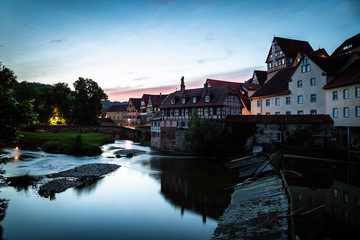 Altstadt von Schwäbisch Hall in Schwaben Hohenlohe