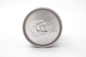 Aluminum can with lid for beer and other drinks