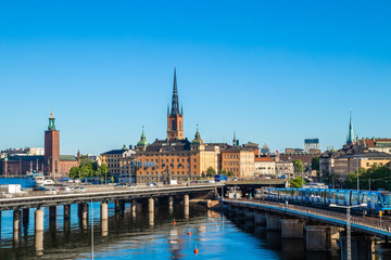 Fototapeta na wymiar Stockholm city centre