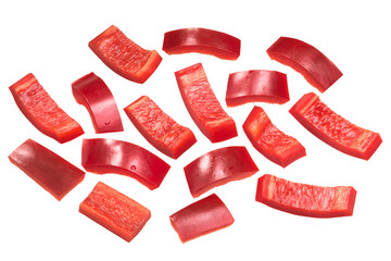 Red bell pepper pieces