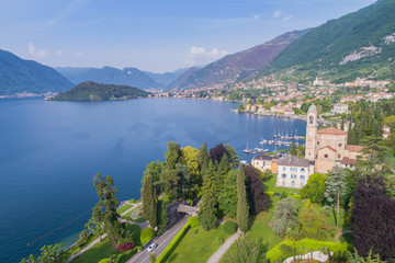 Fototapeta premium Lake of Como, Tremezzo. Tourist destination